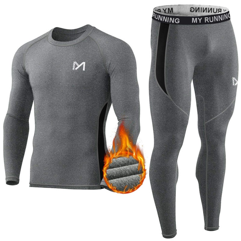 MEETYOO Men's Thermal Underwear Set Sport Long Johns Base Layer - Image 2
